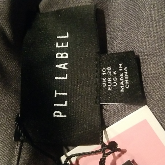 NWT Prettylittlething Label Charcoal Shirt Ring - Picture 5 of 8